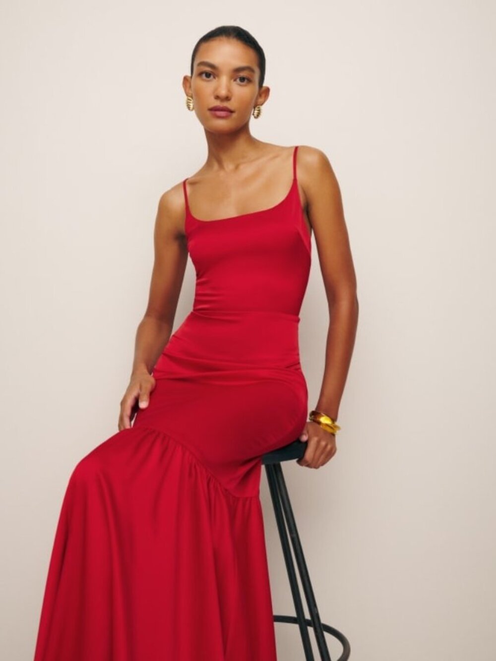 Reformation Red Maxi Dress Size 2 | Women's Designer Maxi Dress